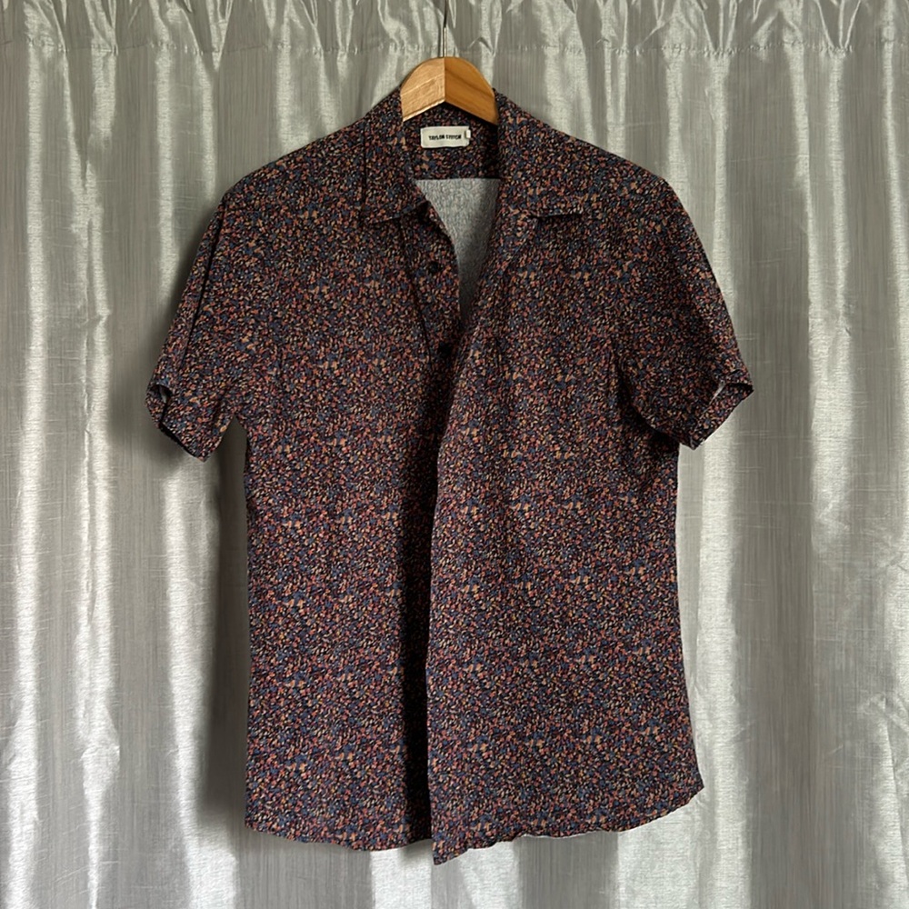 Hawthorne Camp Colalr Shirt in Floral - 40 M